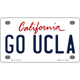 Go UCLA Novelty Metal License Plate 4" x 2.2" (MLP)