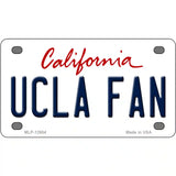 UCLA Fan Novelty Metal License Plate 4" x 2.2" (MLP)