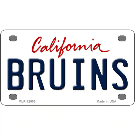 Bruins Novelty Metal License Plate 4" x 2.2" (MLP)