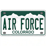 Air Force Novelty Metal License Plate 4" x 2.2" (MLP)