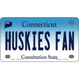 Huskies Fan Novelty Metal License Plate 4" x 2.2" (MLP)