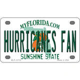 Hurricanes Fan Novelty Metal License Plate 4" x 2.2" (MLP)