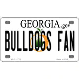 Bulldogs Fan Georgia Novelty Metal License Plate 4" x 2.2" (MLP)