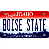 Boise State Novelty Metal License Plate 4" x 2.2" (MLP)