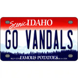 Go Vandals Novelty Metal License Plate 4" x 2.2" (MLP)