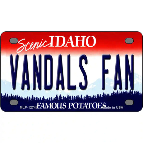 Vandals Fan Novelty Metal License Plate 4" x 2.2" (MLP)