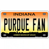 Purdue Fan Novelty Metal License Plate Tag 4" x 2.2" (MLP)