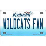 Kentucky Wildcats Fan Novelty Metal License Plate Tag 4" x 2.2" (MLP)