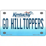 Go Hilltoppers Novelty Metal License Plate Tag 4" x 2.2" (MLP)