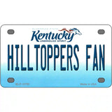 Hilltoppers Fan Novelty Metal License Plate Tag 4" x 2.2" (MLP)