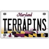 Terrapins Novelty Metal License Plate Tag 4" x 2.2" (MLP)