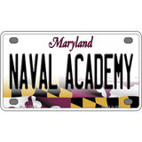 Naval Academy Novelty Metal License Plate Tag 4" x 2.2" (MLP)