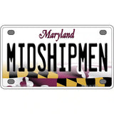 Midshipmen Novelty Metal License Plate Tag 4" x 2.2" (MLP)