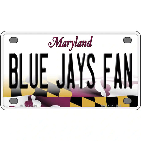 Blue Jays Fan Novelty Metal License Plate 4" x 2.2" (MLP)