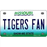 Tigers Fan Missouri Novelty Metal License Plate 4" x 2.2" (MLP)