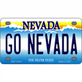 Go Nevada Novelty Metal License Plate 4" x 2.2" (MLP)