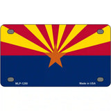 Arizona Small Star Novelty Metal License Plate 4" x 2.2" (MLP)