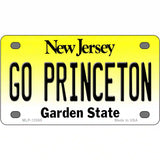 Go Princeton Novelty Metal License Plate 4" x 2.2" (MLP)