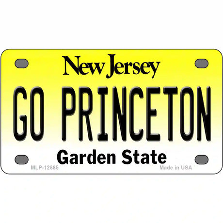 Go Princeton Novelty Metal License Plate 4" x 2.2" (MLP)