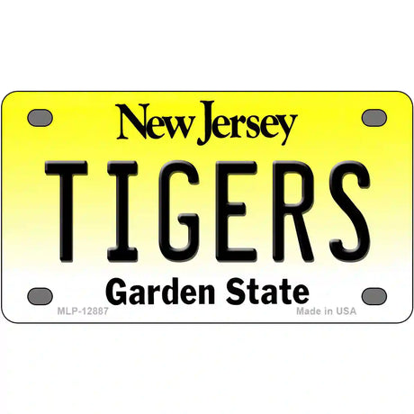 Tigers Novelty Metal License Plate 4" x 2.2" (MLP)