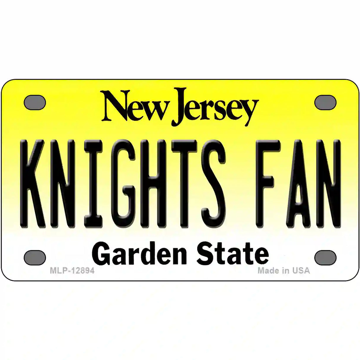 Knights Fan Novelty Metal License Plate LP-12894 4" x 2.2" (MLP)