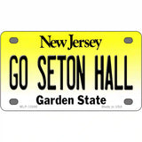 Go Seton Hall Novelty Metal License Plate 4" x 2.2" (MLP)