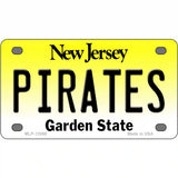 Pirates Novelty Metal License Plate 4" x 2.2" (MLP)