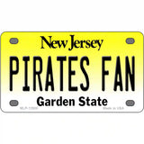 Pirates Fan Novelty Metal License Plate 4" x 2.2" (MLP)