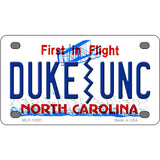 Duke | UNC Novelty Metal License Plate 4" x 2.2" (MLP)