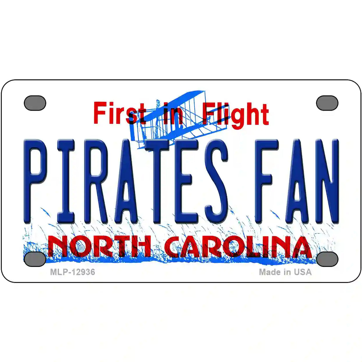 Pirates Fan Novelty Metal License Plate LP-12936 4" x 2.2" (MLP)