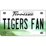 Tennessee Plate Tigers Fan Novelty Metal License Plate 4" x 2.2" (MLP)