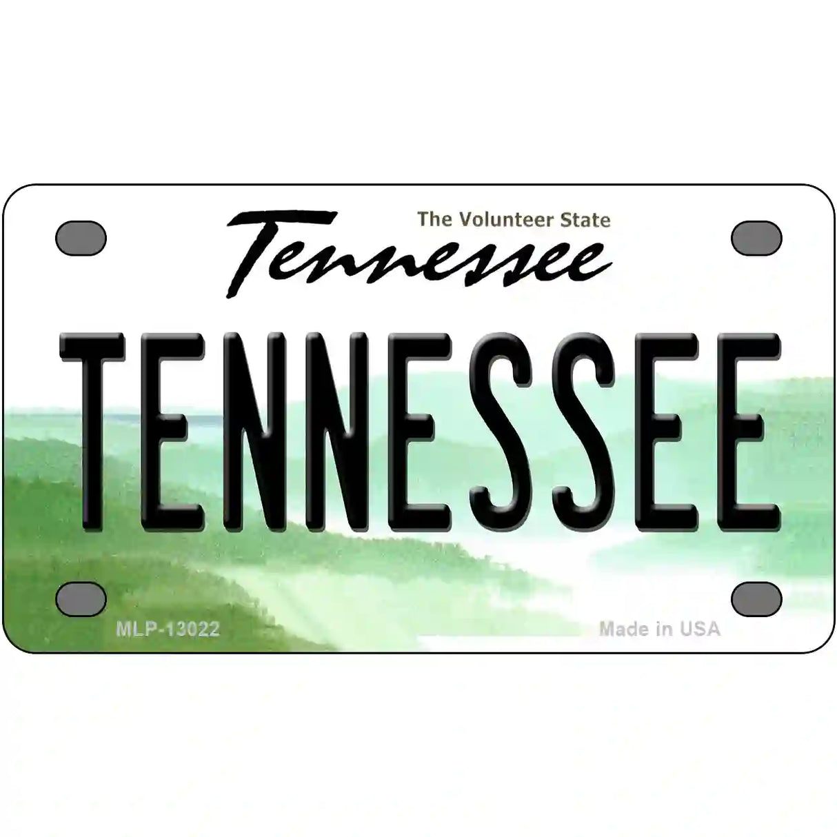 Tennessee Novelty Metal License Plate 4" x 2.2" (MLP)