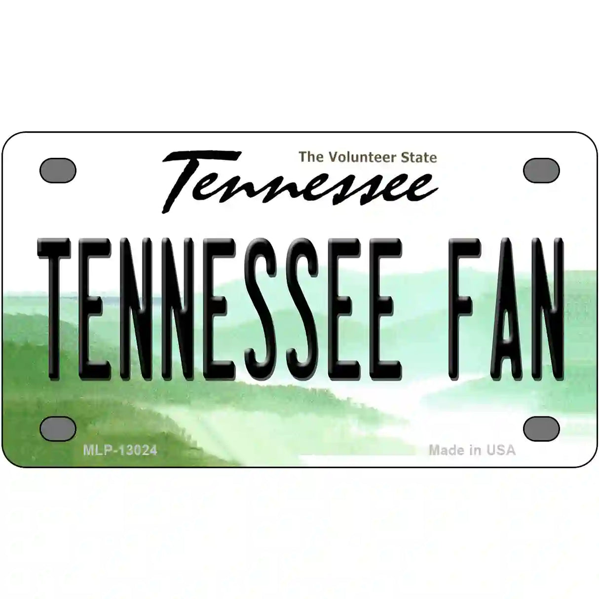 Tennessee Fan Novelty Metal License Plate 4" x 2.2" (MLP)