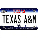 Texas A&M Novelty Metal License Plate 4" x 2.2" (MLP)