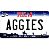 Aggies Texas Novelty Metal License Plate 4" x 2.2" (MLP)