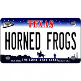 Horned Frogs Novelty Metal License Plate 4" x 2.2" (MLP)