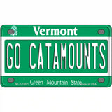 Go Catamounts Novelty Metal License Plate 4" x 2.2" (MLP)