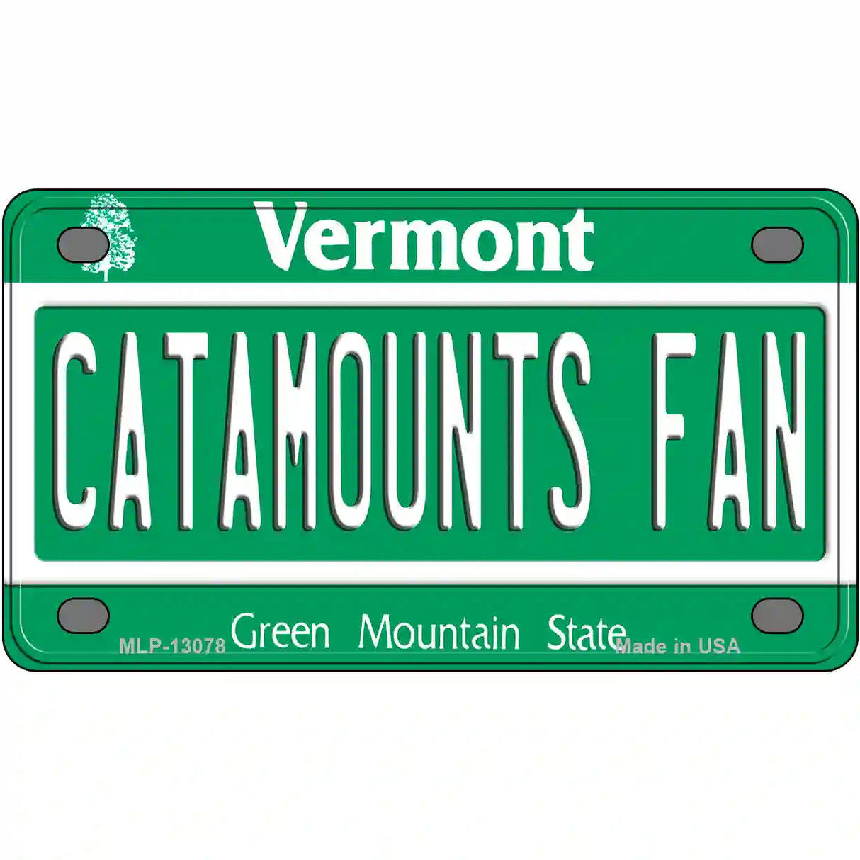 Catamounts Fan Novelty Metal License Plate 4" x 2.2" (MLP)