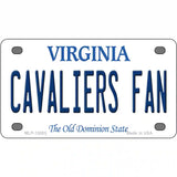 Cavaliers Fan Novelty Metal License Plate 4" x 2.2" (MLP)