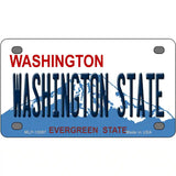 Washington State College Novelty Metal License Plate 4" x 2.2" (MLP)