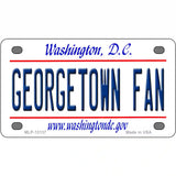 Georgetown Fan Novelty Metal License Plate 4" x 2.2" (MLP)