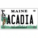 Acadia Maine Metal Novelty License Plate 4" x 2.2" (MLP)