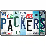 Packers Strip Art Novelty Metal License Plate Tag 4" x 2.2" (MLP)