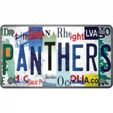 Panthers Strip Art Novelty Metal License Plate Tag 4" x 2.2" (MLP)