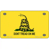 Dont Tread On Me Novelty Metal License Plate 4" x 2.2" (MLP)