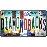 Diamondbacks Strip Art Novelty Metal License Plate Tag 4" x 2.2" (MLP)