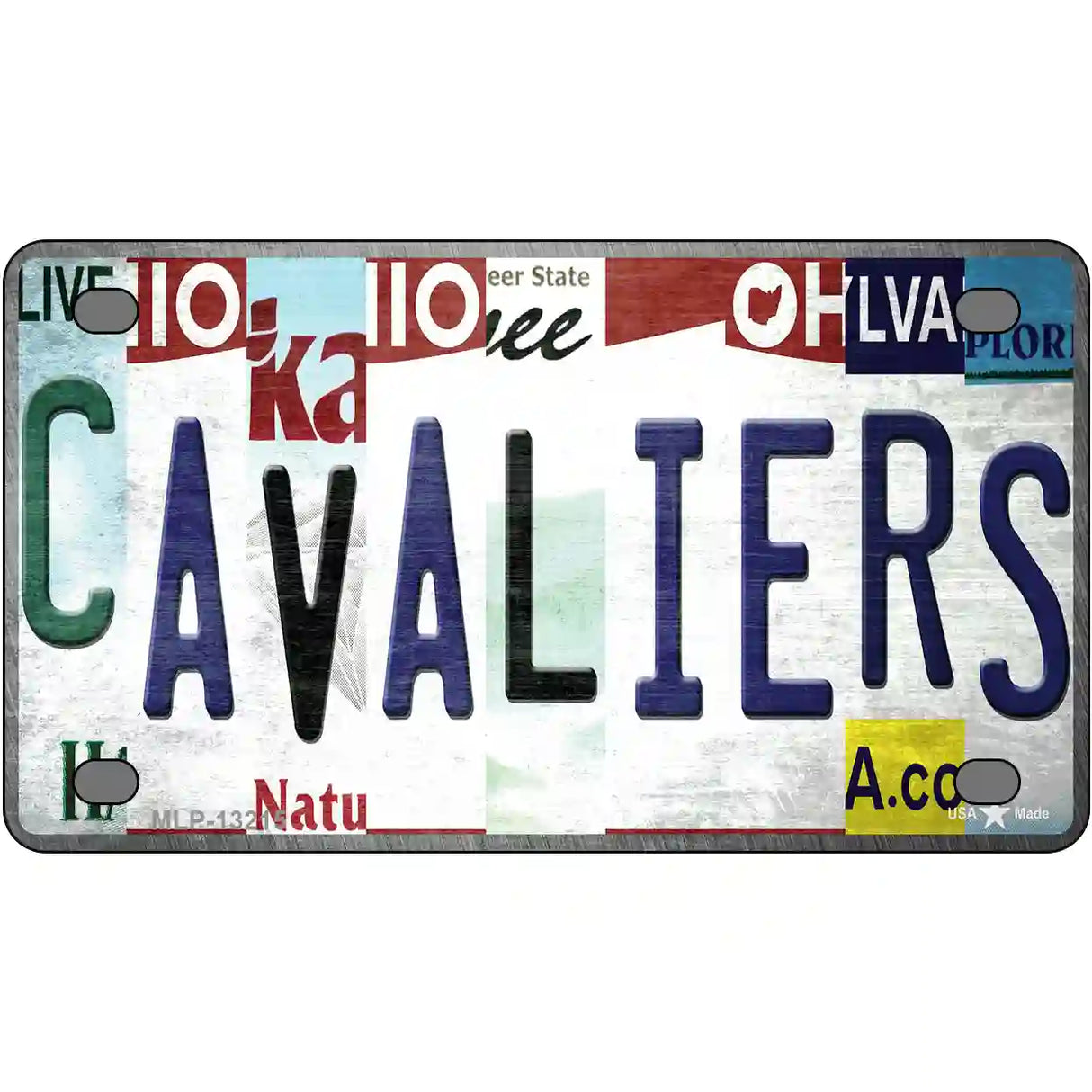 Cavaliers Strip Art Novelty Metal License Plate Tag 4" x 2.2" (MLP)