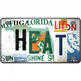 Heat Strip Art Novelty Metal License Plate Tag 4" x 2.2" (MLP)