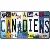 Canadiens Strip Art Novelty Metal License Plate Tag 4" x 2.2" (MLP)