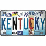 Kentucky Strip Art Novelty Metal License Plate Tag 4" x 2.2" (MLP)